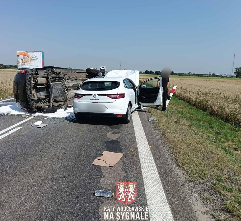 Poważny wapadek na trasie DK 5 - 14 sierpnia