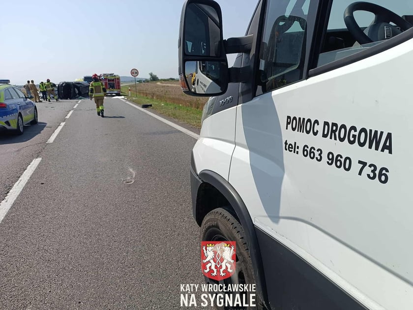 Poważny wapadek na trasie DK 5 - 14 sierpnia