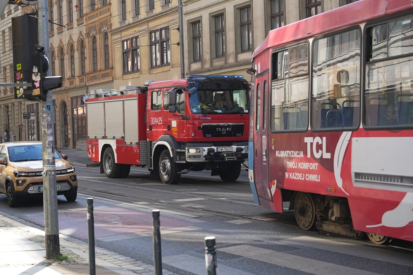 Wypadek na skrzyżowaniu Krupniczej i Kazimierza Wielkiego 19 sierpnia