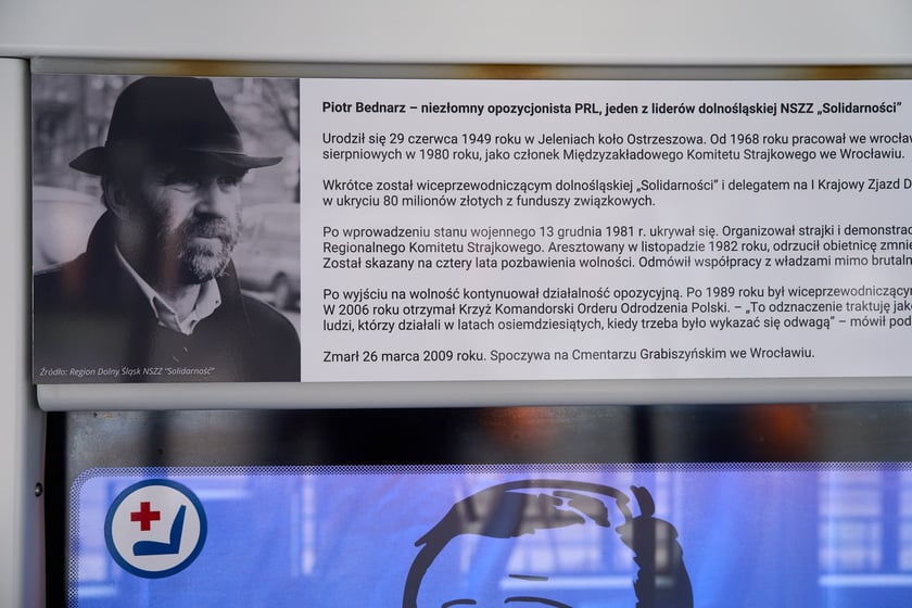 Tramwaj im. Piotra Bednarza – nadanie imienia. Uczestnicy spotkania, 22 sierpnia 2025 r.