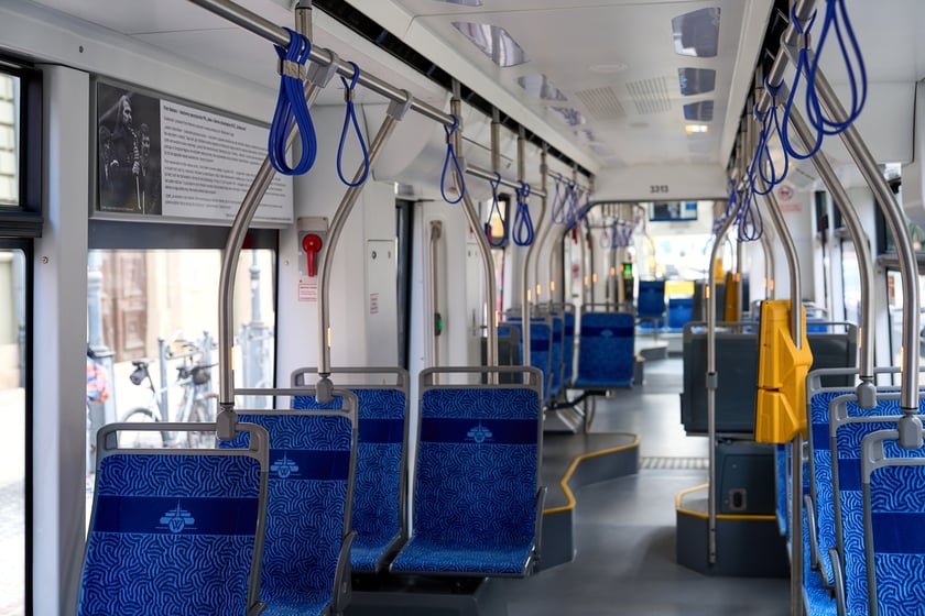 Tramwaj im. Piotra Bednarza – nadanie imienia. Uczestnicy spotkania, 22 sierpnia 2025 r.