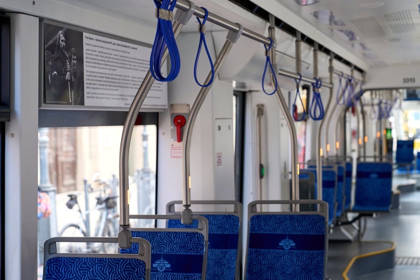 Tramwaj im. Piotra Bednarza – nadanie imienia. Uczestnicy spotkania, 22 sierpnia 2025 r.