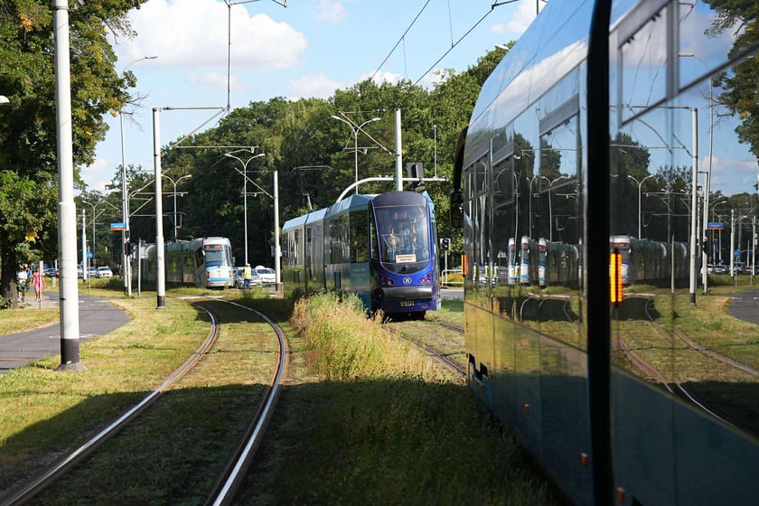Pilczycka - tramwaje na torowisku zmieniają trasy