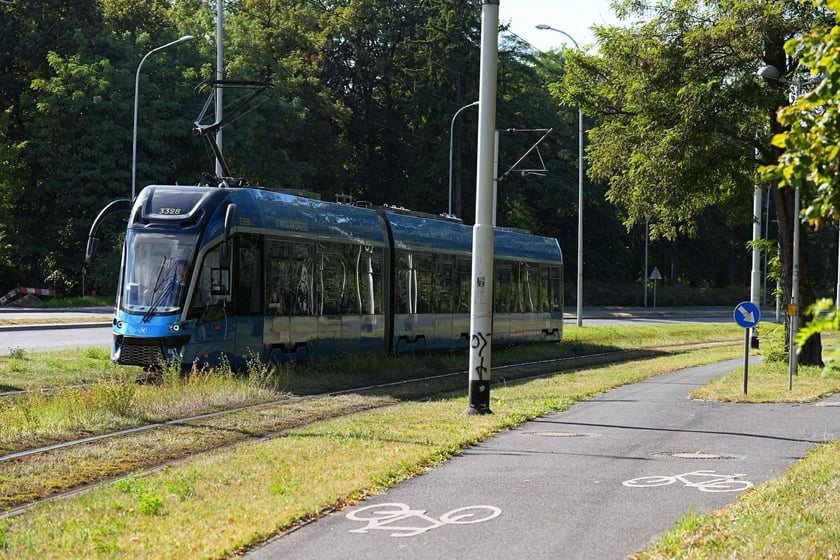 Pilczycka - tramwaje na torowisku zmieniają trasy