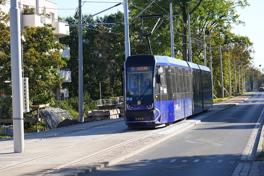 Budowa mijanki na ul. Przyjaźni, stan z dnia 20 września 2025 r.