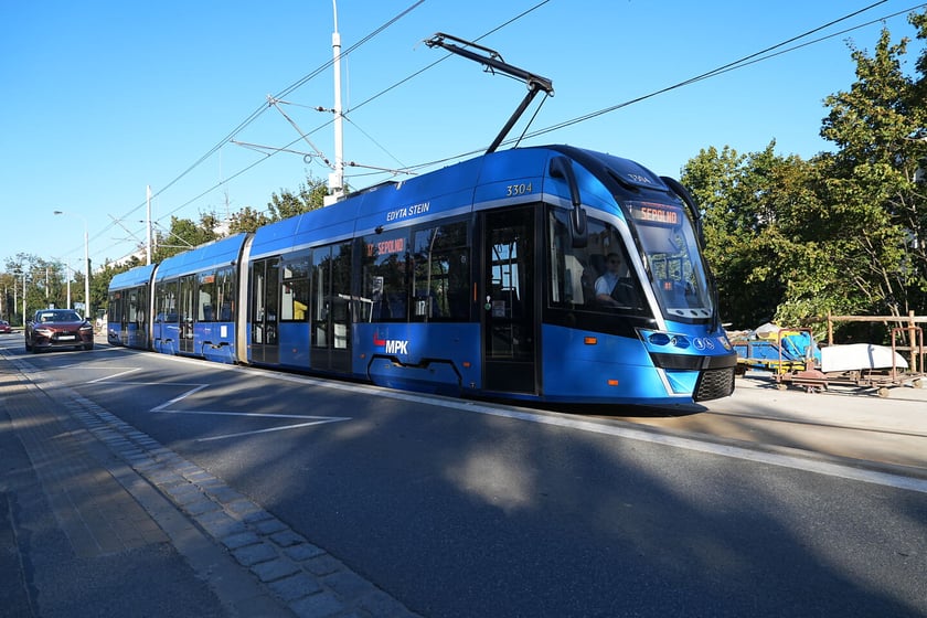 Budowa mijanki na ul. Przyjaźni, stan z dnia 20 września 2025 r.