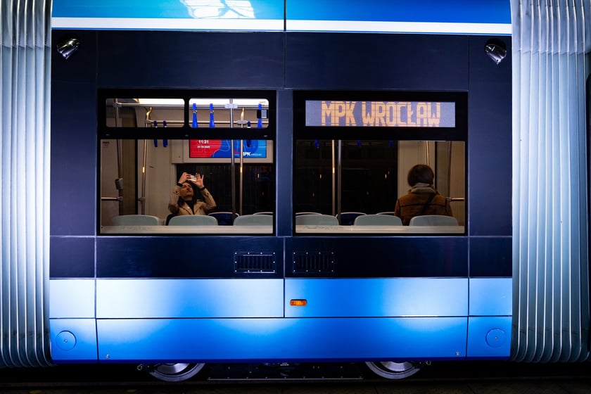 Prezentacja pierwszej zmodernizowanej Skody 19T na zajezdni Borek