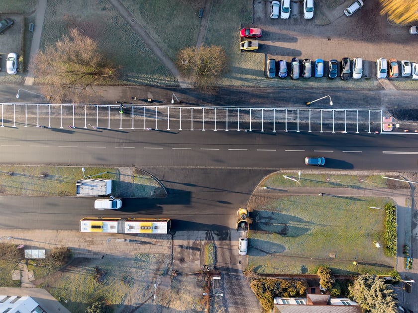 Powiększ obraz: Wyremontowana ul. Baciarellego