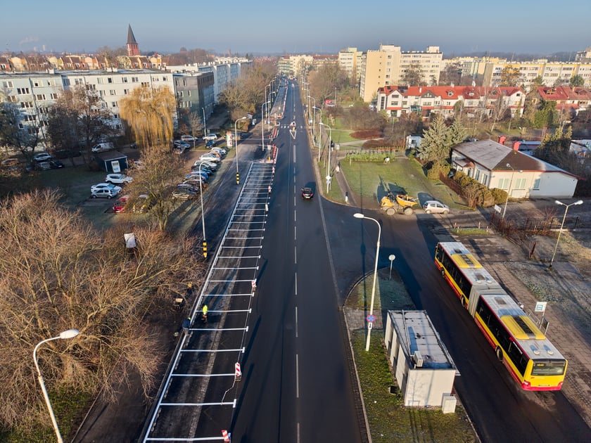 Powiększ obraz: Wyremontowana ul. Baciarellego