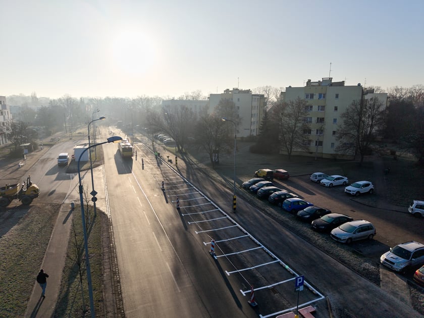 Powiększ obraz: Wyremontowana ul. Baciarellego