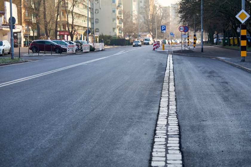 Powiększ obraz: Wyremontowana ul. Baciarellego