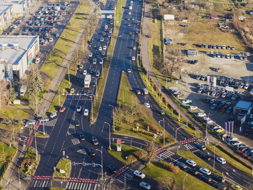 Powiększ obraz: Wyremontowany odcinek ul. Krzywoustego.
