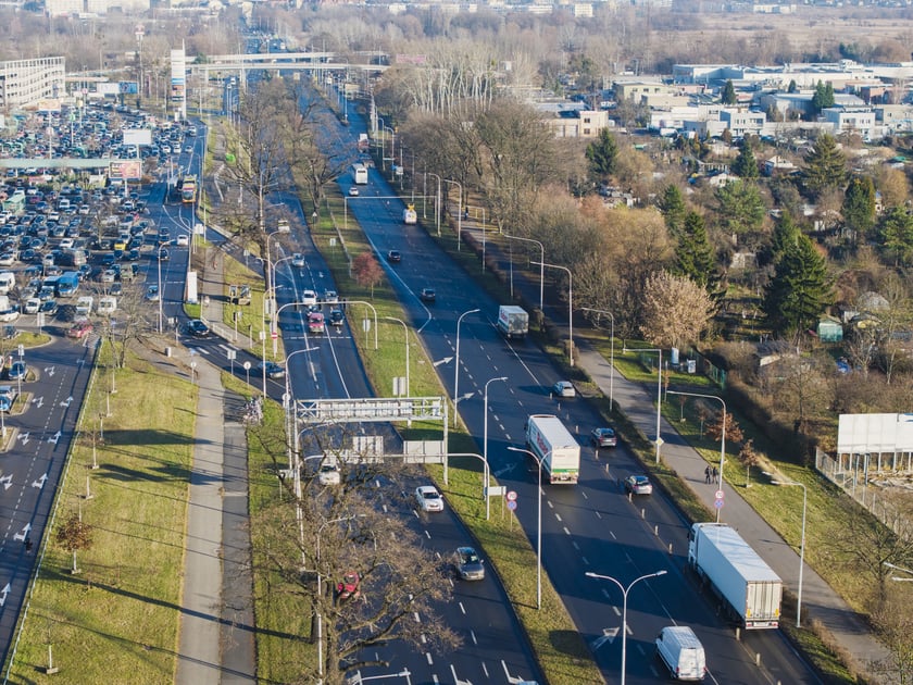 Powiększ obraz: Wyremontowany odcinek ul. Krzywoustego.