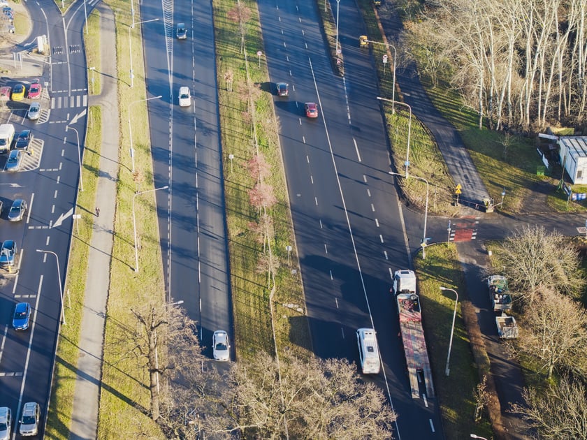 Powiększ obraz: Wyremontowany odcinek ul. Krzywoustego.