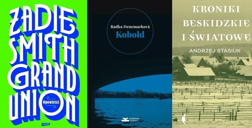 Okładki książek, których fragmenty zostaną zaprezentowane podczas Europejskiej Nocy Literatury