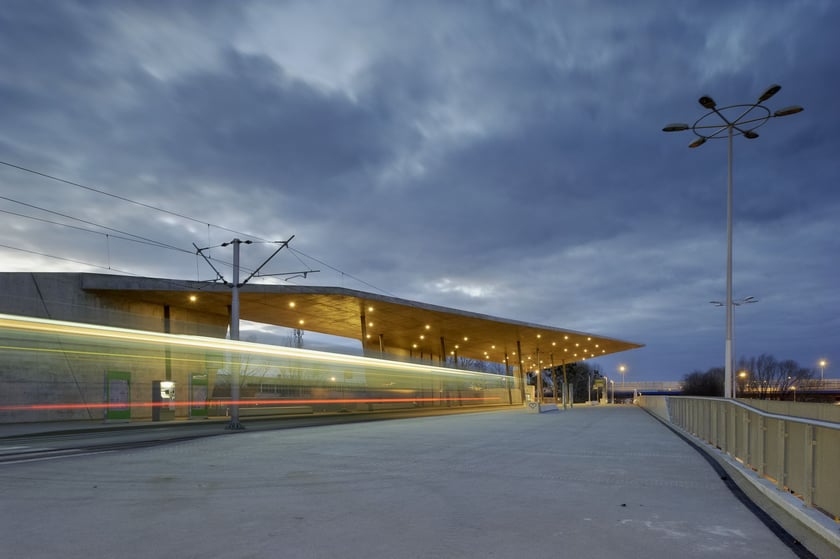 Węzeł przesiadkowy przy Tarczyński Arena Wrocław