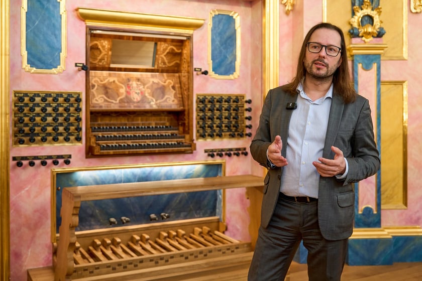 Konferencja prasowa przed urodzinowym koncertem organowym