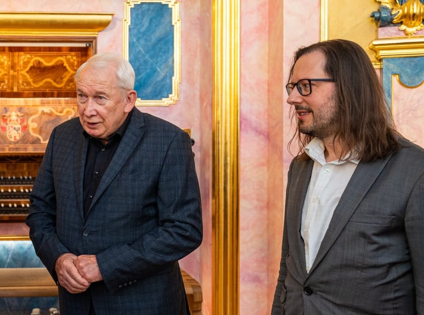 Włodzimierz Patalas, sekretarz Wrocławia i prof. Piotr Rojek