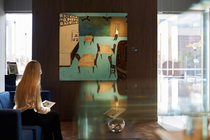 Wystawa Mon Moi w nowym salonie Goldenmark w budynku Legnicka Business House