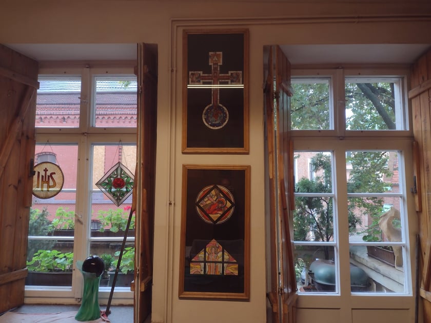 Pracownia witraży Zbigniewa Jaworskiego na Ostrowie Tumskim we Wrocławiu