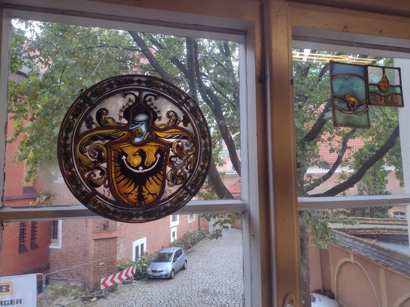 Pracownia witraży Zbigniewa Jaworskiego na Ostrowie Tumskim we Wrocławiu