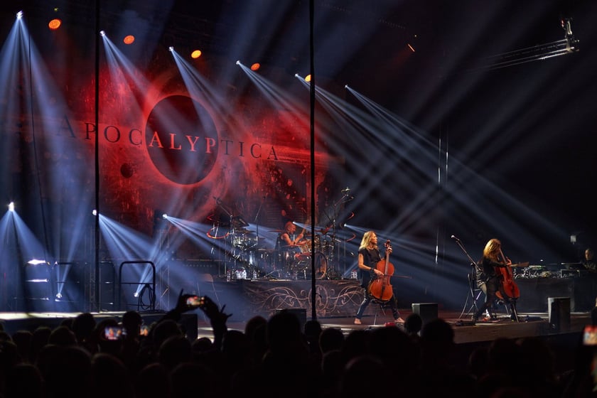 Koncert zespołu Apocalyptica w Hali Stulecia we Wrocławiu