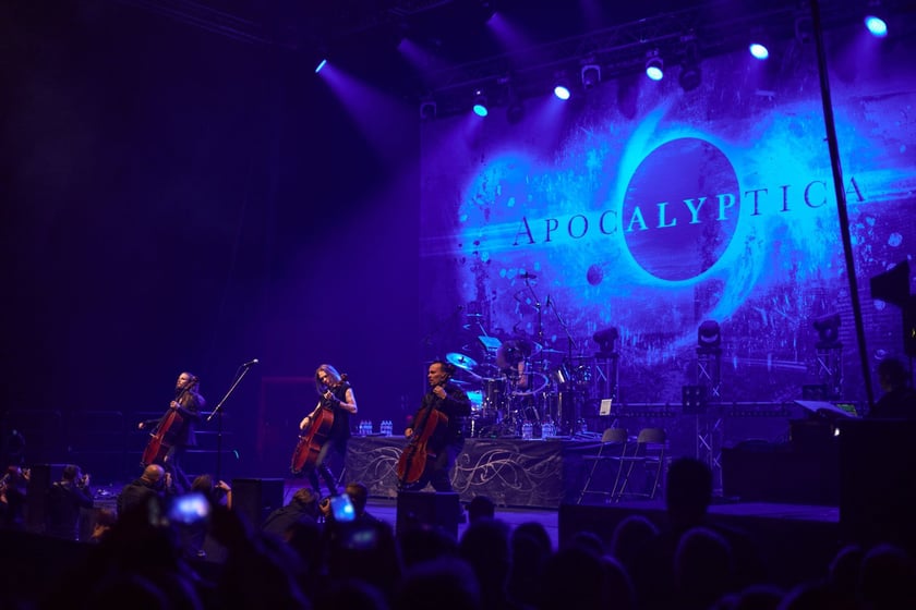 Koncert zespołu Apocalyptica w Hali Stulecia we Wrocławiu