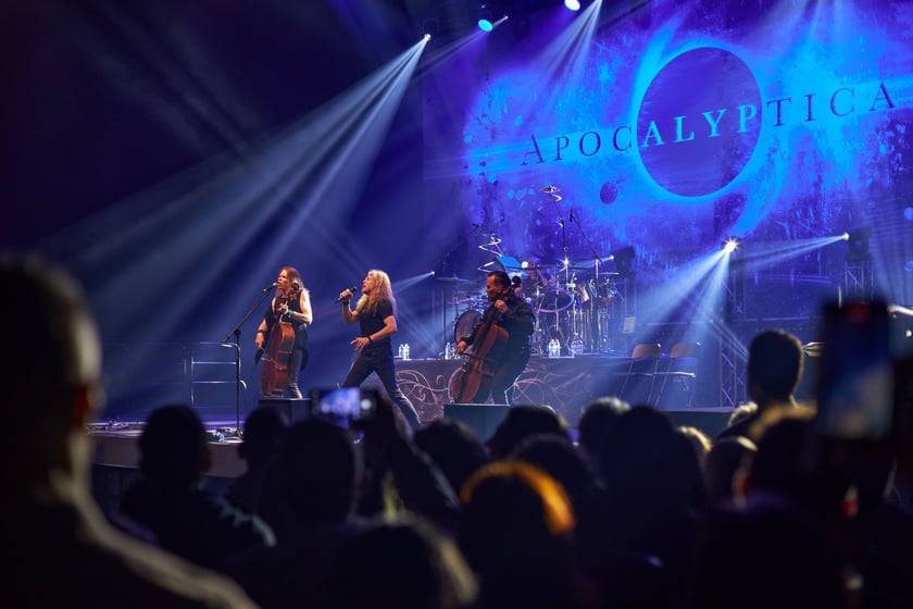 Koncert zespołu Apocalyptica w Hali Stulecia we Wrocławiu