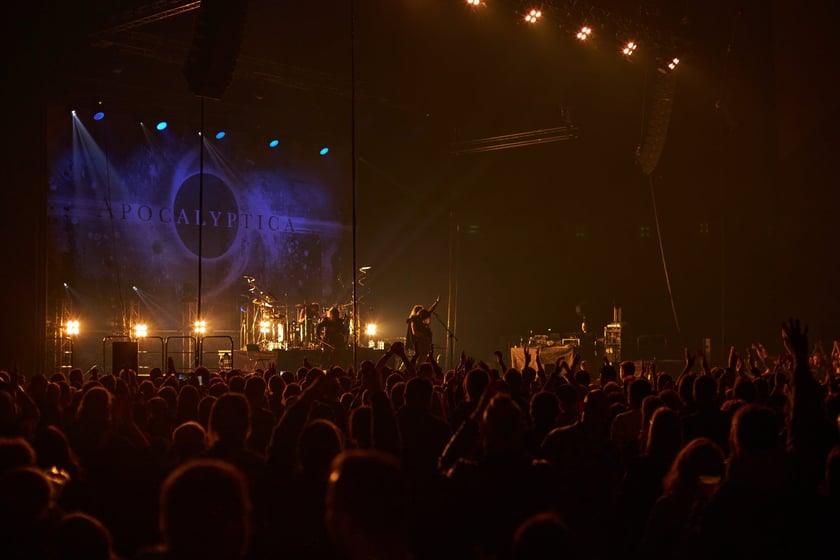 Koncert zespołu Apocalyptica w Hali Stulecia we Wrocławiu