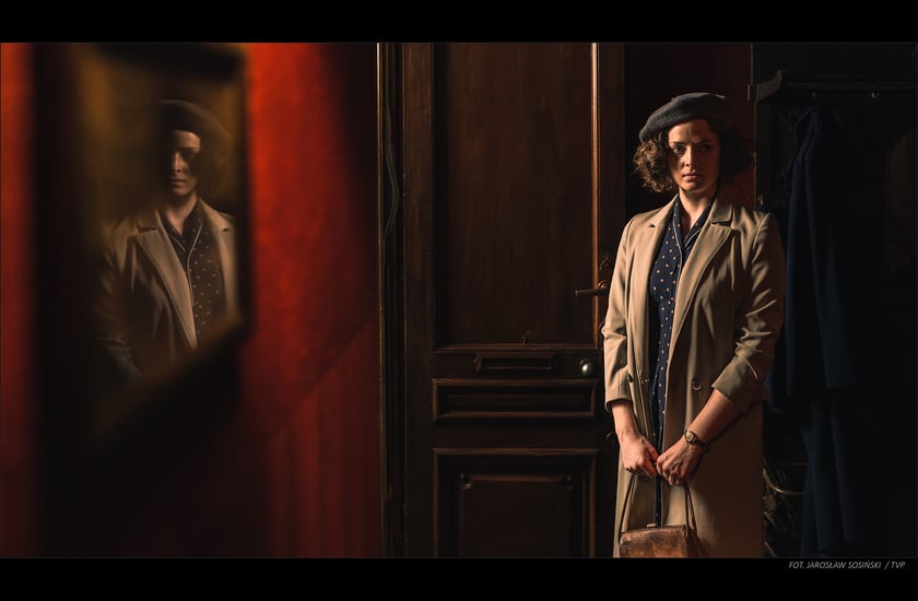 Na zdjęciu kadr z serialu "Erynie"