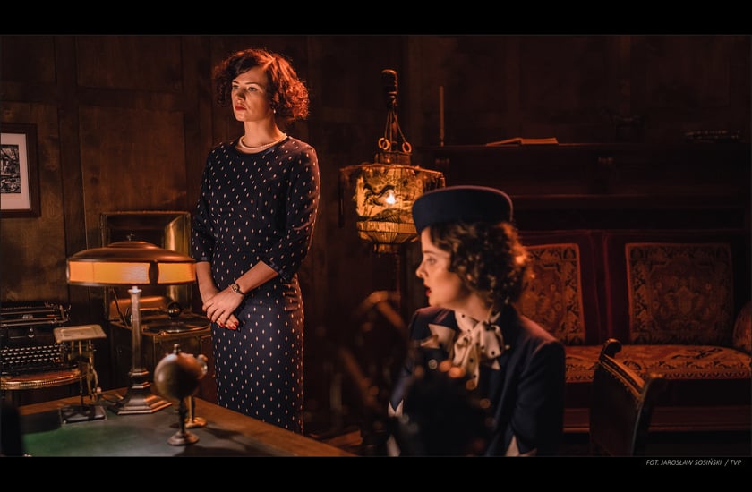 Na zdjęciu kadr z serialu "Erynie"