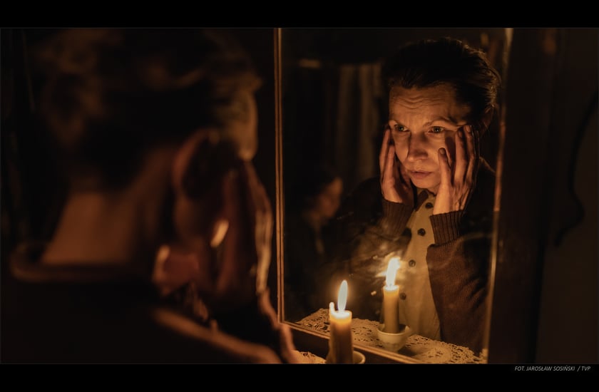 Na zdjęciu kadr z serialu "Erynie"