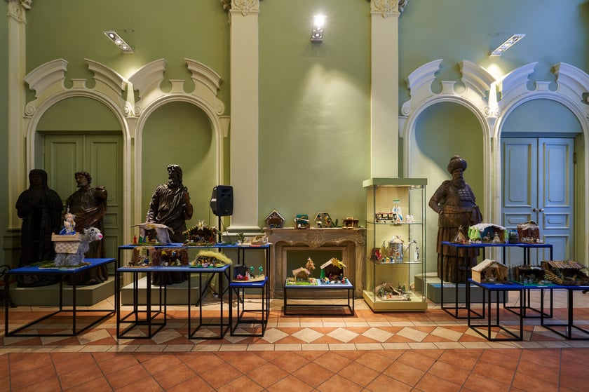 Takie piękne szopki można oglądać w Muzeum Etnograficznym we Wrocławiu