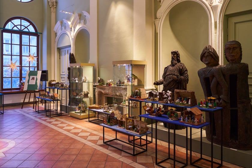 Takie piękne szopki można oglądać w Muzeum Etnograficznym we Wrocławiu