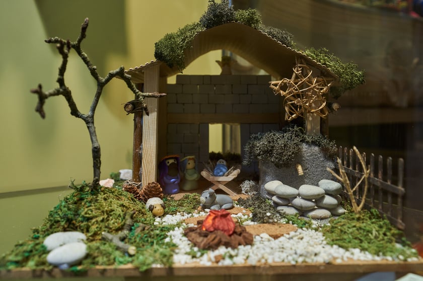 Takie piękne szopki można oglądać w Muzeum Etnograficznym we Wrocławiu