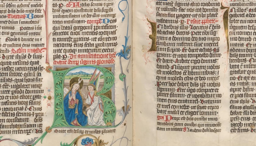 Na zdjęciu fragment rękopisu ze zbiorów Biblioteki Uniwersyteckiej we Wrocławiu