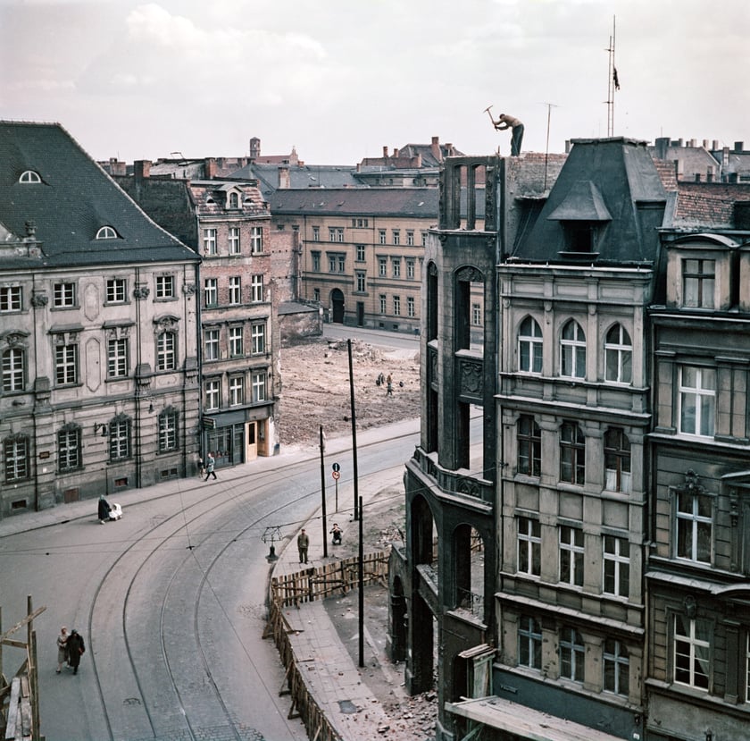 Plac Uniwersytecki, około 1960