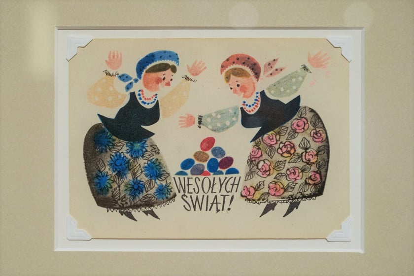 Kartki świąteczne z kolekcji prof. Pawła Banasia. Autorami są najwybitniejsi tw&oacute;rcy polskiej szkoły ilustracji