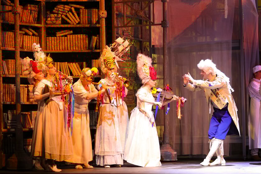 Opera Wrocławska, scena z opery &bdquo;Don Giovanni&rdquo;