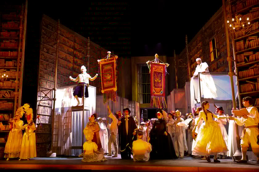 Opera Wrocławska, scena z opery &bdquo;Don Giovanni&rdquo;