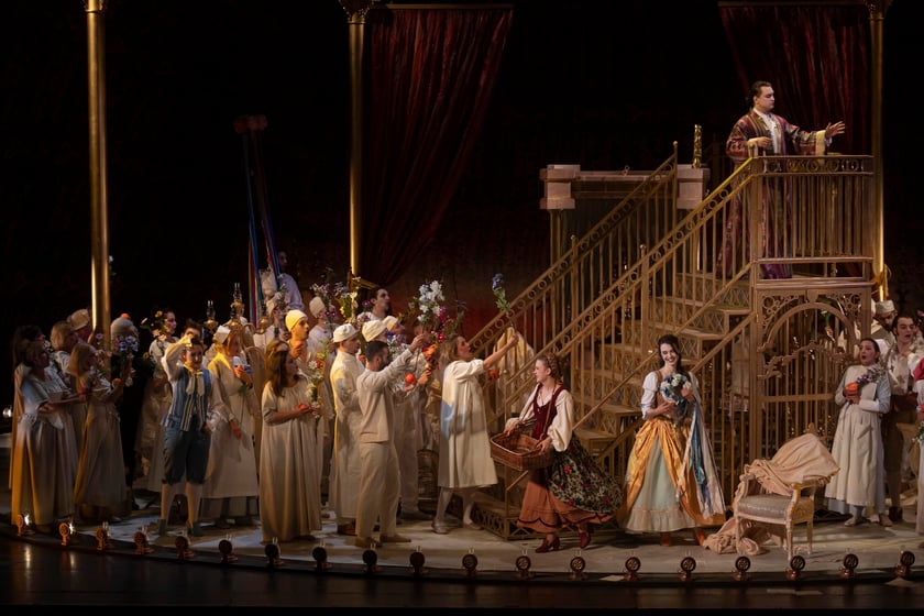 Opera Wrocławska, scena z opery &bdquo;Wesele Figara&rdquo;