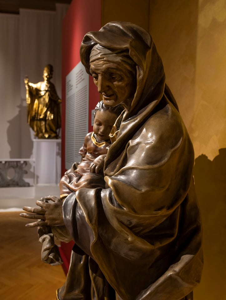 Dzieła wrocławskiego rzeźbiarza z XVIIIwieku Johanna Georga Urbansky'ego &ndash;&nbsp; figura św. Anny z kościoła oo. Bonifratr&oacute;w