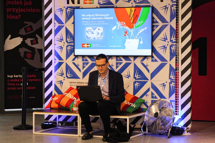 Uczestnicy  festiwalu Nowe Horyzonty