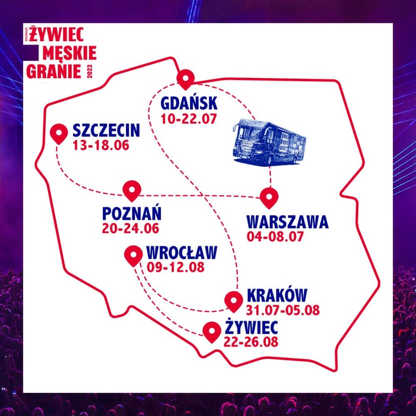 Powiększ obraz: Trasa autobusu MG