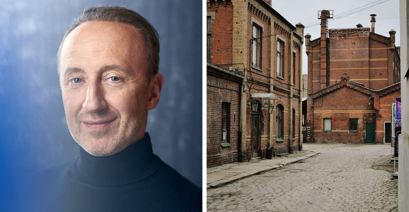 &nbsp;Z lewej: Cezary Kosiński, z prawej: Browar Mieszczański