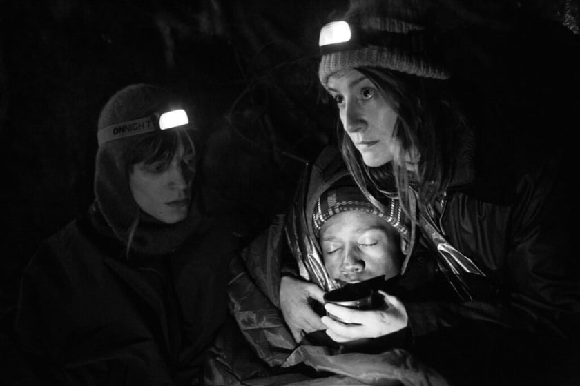 Kadr z filmu "Zielona granica" Agnieszki Holland