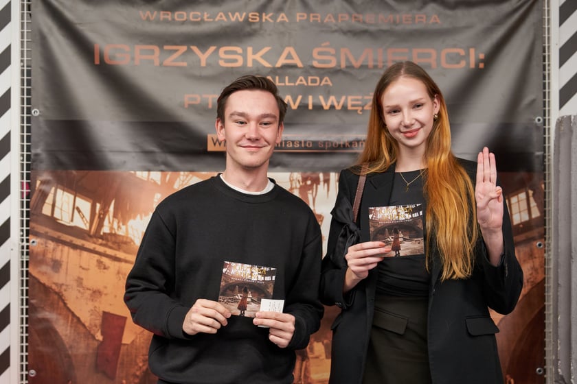 Prapremiera wrocławska filmu "Igrzyska śmierci: Ballada ptaków i węży", 13 listopada 2023, kino Nowe Horyzonty