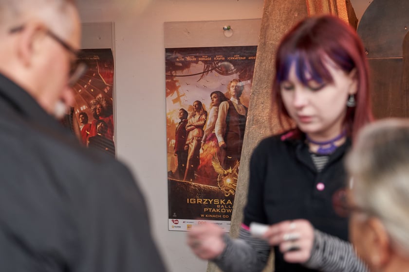 Prapremiera wrocławska filmu "Igrzyska śmierci: Ballada ptaków i węży", 13 listopada 2023, kino Nowe Horyzonty