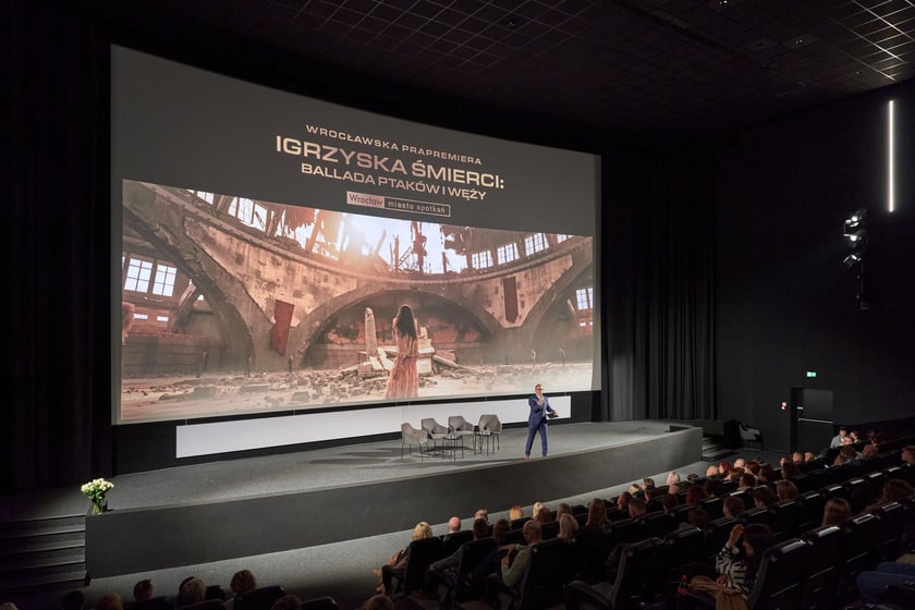 Prapremiera wrocławska filmu "Igrzyska śmierci: Ballada ptaków i węży", 13 listopada 2023, kino Nowe Horyzonty