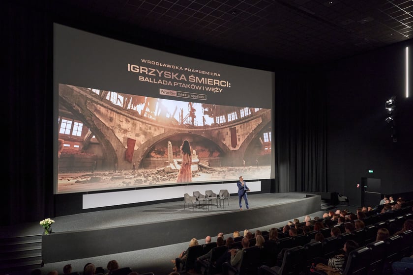 Prapremiera wrocławska filmu "Igrzyska śmierci: Ballada ptaków i węży", 13 listopada 2023, kino Nowe Horyzonty